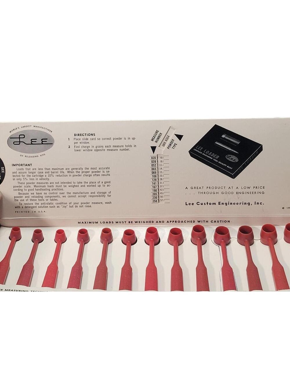 Lee Loader 30/08 Rifle Reloading Kit & Powder Measure Kit - Picture 5 of 5